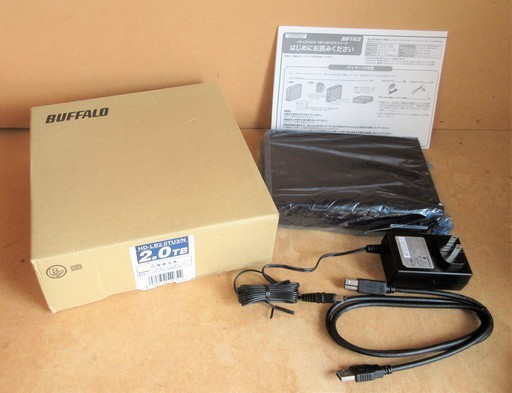 ☆バッファロー BUFFALO HD-LB2.0TU3/N 2TB 外付けHDD◆大切なデータを録画保存