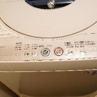 【引取り待】シャープ全自動洗濯機4.5k ES-FG45L