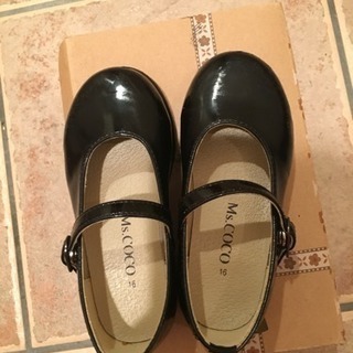 フォーマル  黒  靴  16センチ  入園  卒園