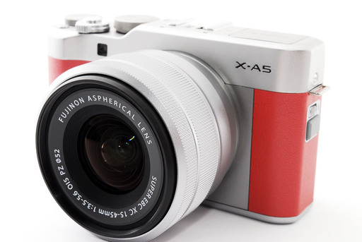 Fujifilm X-A5 ピンク レンズキット★極上美品★小型・軽量ボディ\u0026Bluetoothでスマホへ転送\u0026自分撮り\u0026美肌モード搭載！