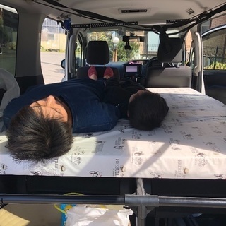 自作車内ベッド 70系ノア