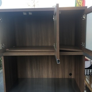 未使用品 フナモコ リアルウォールナット  3面レンジボード 日本製