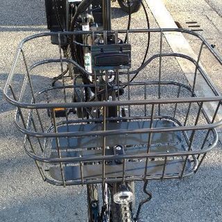 激安！！ブリヂストン子供乗せ電動自転車 ビッケモブdd ダークグレー BM0B49