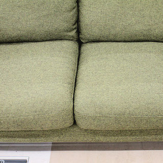 2人掛け布張りソファ リビング家具 ソファ 2.5人用・2人用ソファ ダークグリーン 幅140×奥行80×高さ82cm ニトリ通販