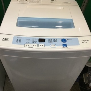 3／2421時洗濯機 アクア 6.0kg ホワイト/ブルー 20...