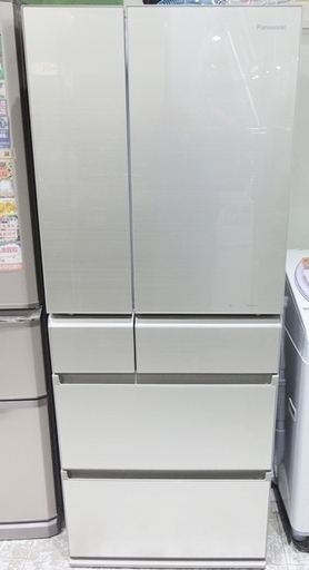パナソニック パーシャル搭載冷蔵庫 6ドア冷蔵庫 大型冷蔵庫 NR-F471PV 470L 2016年製 取扱い説明書 付 動作品 日本製