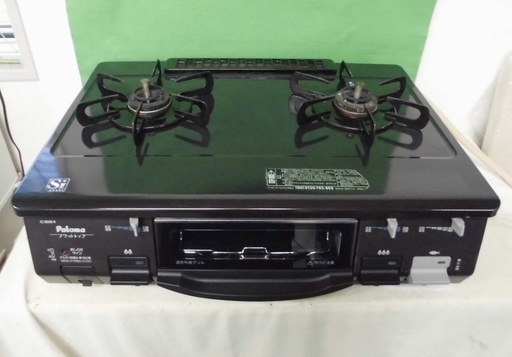 パロマ ガスコンロ グリル付きガステーブル IC-800B-1R 2012年製 都市ガス用 中古品JM2997)【取りに来られる方限定】
