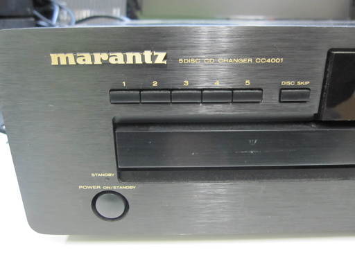 marantz CDプレーヤー　５DISC　 CC4001　リモコン付き　動作確認済み　５ディスクCDチェンジャー　マランツ