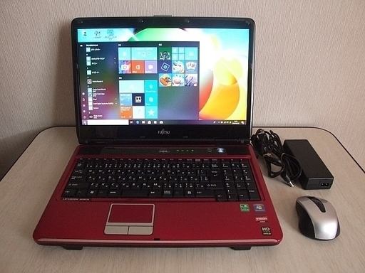 高速SSD240GB搭載 FUJITSU LIFEBOOK AH550/5Aノートパソコン　6