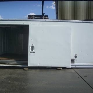 ♪千666♪物置♪コンテナ♪激安♪スライドドア付♪アルミ箱♪