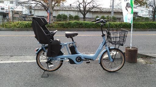 激安！！パナソニック子供乗せ電動自転車 ギュットアニーズDX マットブルーグレー