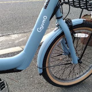 激安！！パナソニック子供乗せ電動自転車 ギュットアニーズDX マットブルーグレー