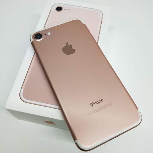 SIMフリー iPhone 7 32GB Rose Gold バッテリー89% ＜元箱＋未使用付属品