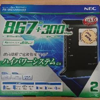 ルーター NEC 867+300 IPV6 