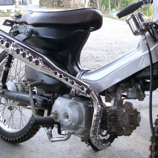 スーパーカブ50 C50カスタム車 改造車 スクランブラー オフ車 中古 長野県 モトモト モトチャンプ ムーンアイズ 世田谷ベース 所さんホンダ