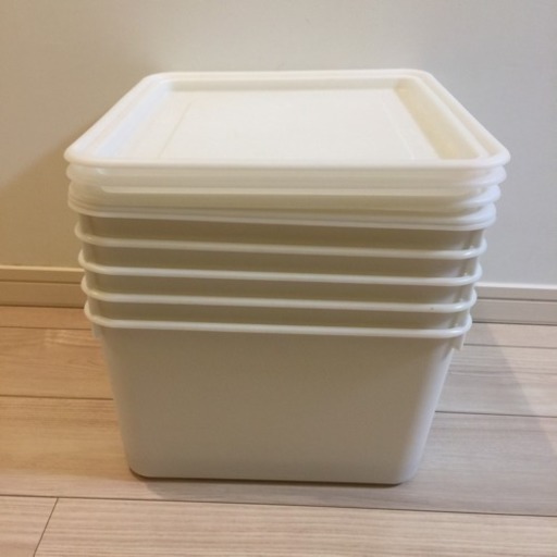 ニトリ ふた付き小物ケース 5セット Yuji777z 松山の収納家具 収納ケース の中古あげます 譲ります ジモティーで不用品の処分