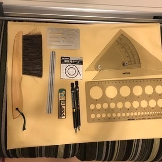 DRAPAS ドラパスボードA2平行定規DXM600(製図用品10品付き) 