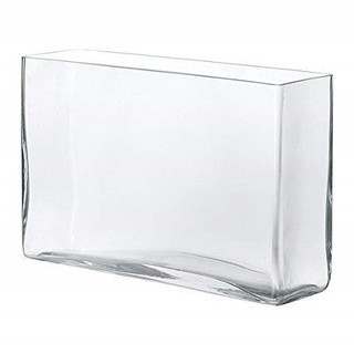 IKEA REKTANGEL フラワーベース 花瓶 クリアガラス