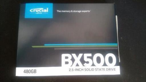 新品未使用　SSD crucial BX500 480GB