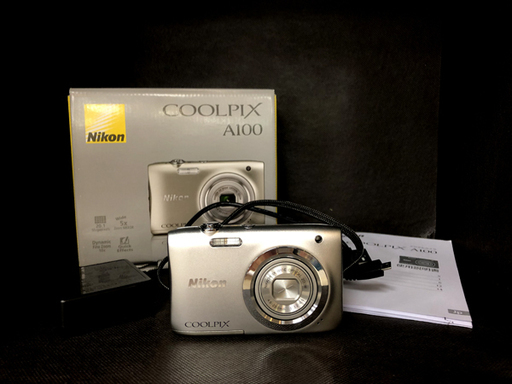 NIKON COOLPIX A100 コンパクト デジタル カメラ デジカメ 2005万画素 コンデジ ニコン クールピクス (バナナ東雁来店