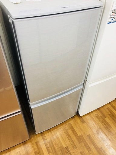 【安心の1年保証付】SHARP　2ドア冷蔵庫　2017年製　137L