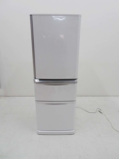 動作保証 MITSUBISHI 三菱 3ドア冷蔵庫 335L MR-C34Y-W 2015年製