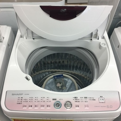 ☆安心保証付☆6.0kg SHARP 洗濯機［Jー0021］
