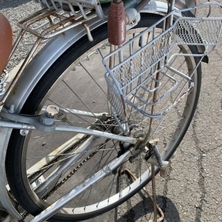 商談中 ショップ 3人乗り ママチャリ 