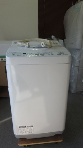 SHARP/シャープ 洗濯乾燥機 洗濯5.5Kg 乾燥3.0Kg 穴なし槽 Ag+イオン 除菌防臭コート ES-TG55L-A 2014年製　916-2