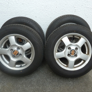 ダンロップルマン夏タイヤ 175/65R14 アルミホイール付き