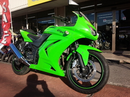 NO.2573　Ｎｉｎｊａ２５０Ｒ（ニンジャ２５０Ｒ） 水冷４サイクル２気筒　ＦＩ車　ライムグリーン　☆彡