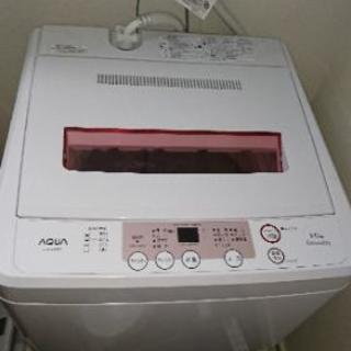 洗濯機  aqua 6kg