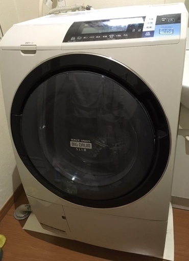 ドラム式洗濯機　HITACHI ２０１４年製１０ｋｇ