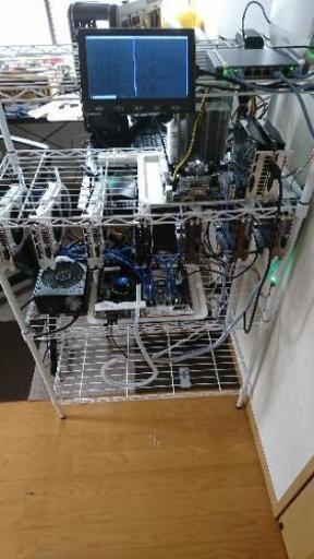仮想通貨マイニングリグ