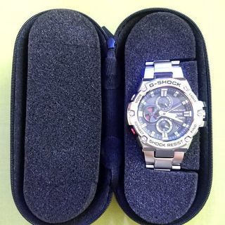 [中古品] G-SHOCK G-STEEL スマートフォンリンク [GST-B100D-1AJF] タフソーラー 時計のみ 美品オマケ付き