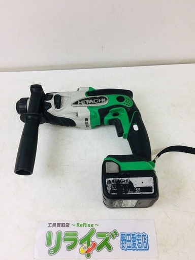 HiKOKI(旧日立工機) 14.4V コードレスロータリーハンマードリル 充電式 グリーンDH14DSL バッテリー1個付き【リライズ野田愛宕店】【店頭取引限定】【中古品】1点限り早い者勝ち！