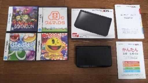 任天堂3DSLL本体１台  ソフト４個