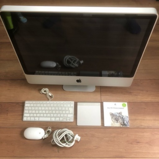 iMac 24㌅ 初期化済 Magic Trackpad付き Snow Leopard添付