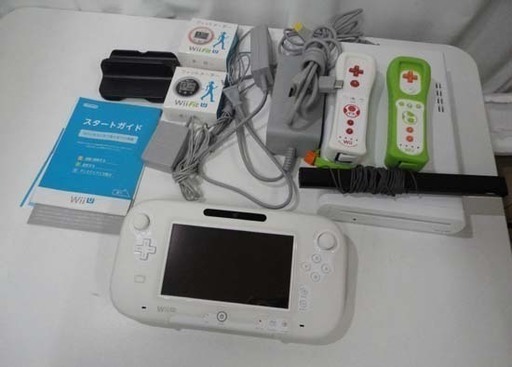 動作〇 NINTENDO/任天堂 Wii U 本体 WUP-101 32GB WUP-010 ホワイト 札幌市 白石区 東札幌