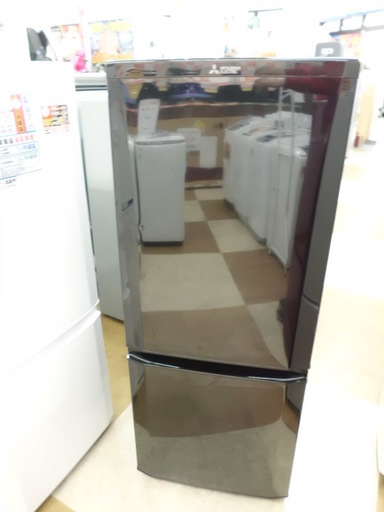 【引取限定】三菱　冷蔵庫　MR-P15EY-B　146L　2014年式【ハンズクラフト八幡西店】