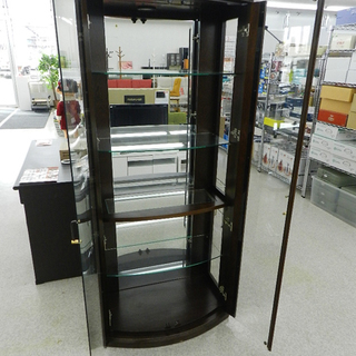 木目調家具 コレクションボード 【大川家具】 コレクションケース ☆ PayPay(ペイペイ)決済可能 ☆ 札幌市 北区 屯田