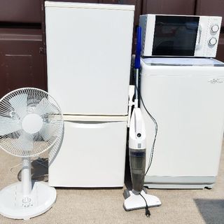激安‼早い者勝ち‼家電5点セット 冷蔵庫 洗濯機 電子レンジ 掃除機 扇風機 