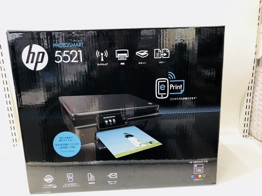 フォトプリンターhp5521、未開封品です！