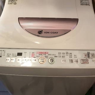 【オススメ】シャープ洗濯機6キロ☆便利な乾燥機能・風呂水ホース付き！