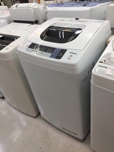 【購入後も安心な6ヶ月間動作保証付き♪】2016年製、HITACHI(日立)の縦型洗濯機(5.0kg)のご紹介です！