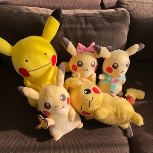 ピカチュウ ぬいぐるみ セット ちゃろる 横浜のおもちゃ ぬいぐるみ の中古あげます 譲ります ジモティーで不用品の処分