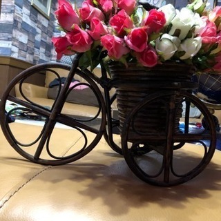 花飾り 自転車 差し上げます。