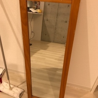 鏡 ミラー 姿見 木製フレーム 