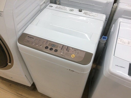 洗濯機にも1年保証の商品、用意してます！Panasonic 7,0Kg洗濯機！