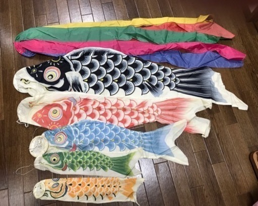 中古 こいのぼり 鯉のぼり ベランダ用1 5m 5匹セット ぷっちょ 京都のその他の中古あげます 譲ります ジモティーで不用品の処分